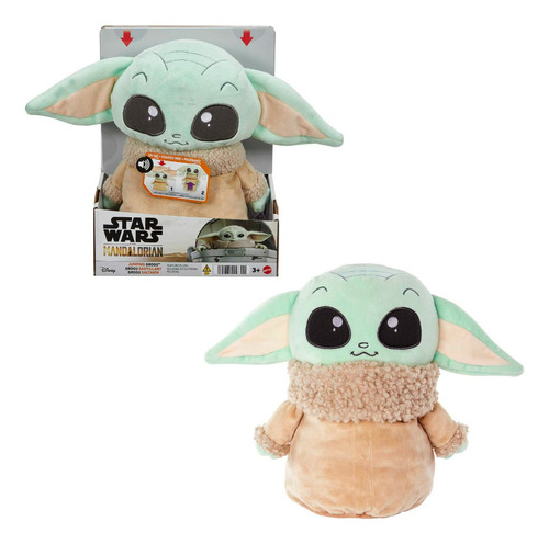 Peluche Grogu Hpg48 Star Wars  Multicolor Tamaño Mediano