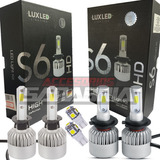 Kit Led Cree S6 H7 + H1 + T10 Altas Y Bajas Mayor Potencia 