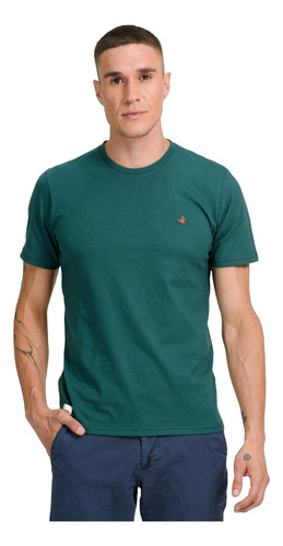 Remeras Hombre Brooksfield Algodón Premium Logo Moda 1017b