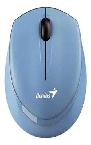 Mouse Genius Nx-7009 Wireless Blueeye Ergonomico Color Azul Gris