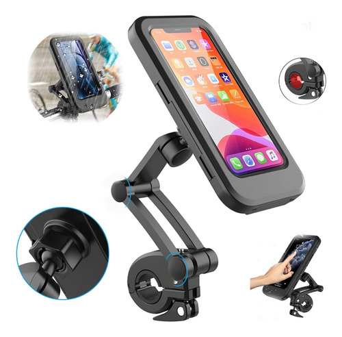 Base Celular Soporte Para Moto Bicicleta Impermeable 360º