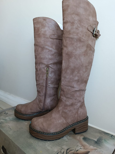 Botas Bucaneras Beige