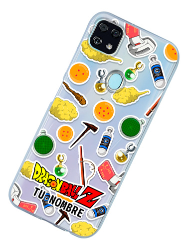 Funda Para Zte Dragon Ball Z Stickers Con Tu Personalizado