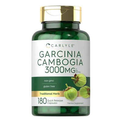 Garcinia Cambogia 3000mg Reducción De Grasa (180) Americano Sabor Sin Sabor | Envío gratis