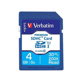 Tarjeta De Memoria Sdhc De Verbatim 4gb De Primera Calidad, 