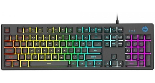 Teclado Gamer K500f Rgb Abnt2 7zz97aa#ac4 - Hp