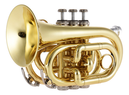 Funda Pocket Trumpet Case Bb Mini Trumpet Guantes De Bolsill