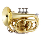 Funda Pocket Trumpet Case Bb Mini Trumpet Guantes De Bolsill