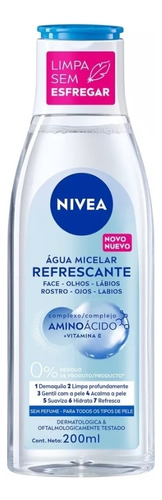 Água Micelar Solução De Limpeza 7 Em 1 Refrescante 200 Nivea