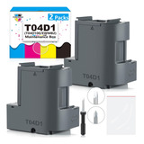 Poschink Caja De Mantenimiento De Tinta T04d1 T04d100 Para E