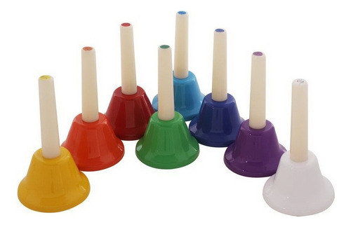 Instrumento De Mão Musical Coloridos Kit C/ 8 - Infantil