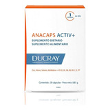 Ducray Anacaps Activ+ Tratamiento Anticaída En Cápsulas X30