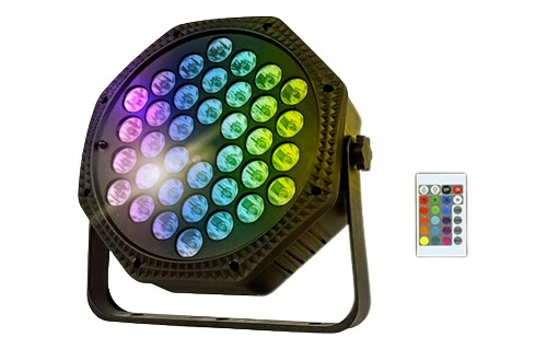 Cañon De Luces Led Rgb Destellador Multicolor Control Remoto