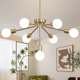 Gednbo Sputnik Candelabros Moderno Colgante Deformable Oro M