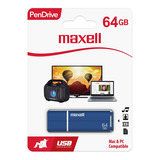 Pendrive Maxell Sil 64gb Colores