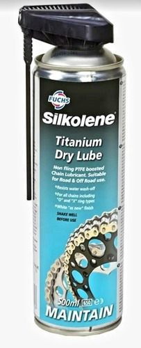 Lubricante De Cadena Motos Silkolene Titanium Dry Lube Rpm