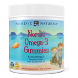 Nordic Naturals Gomitas Nordic Omega-3, Mandarina, 120 Gomit