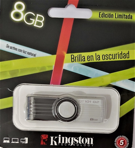 Memoria Usb 8gb Blanco De Colección