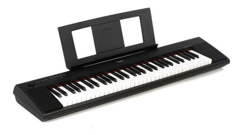 Teclado Yamaha Np12 B Negro Piaggero 61 Teclas Con Fuente 