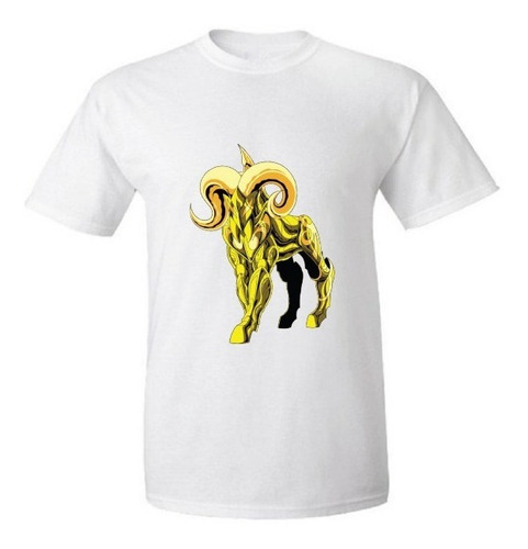 Remera Unisex Sublimada Armaduras Dorada Saint Seiya Modelos