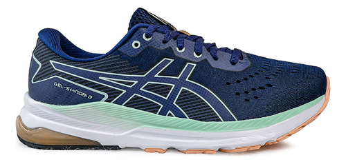 Tênis Esportivo Asics Shinobi Marinho Feminino