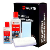 Kit Limpeza E Hidratação De Couro Wurth - Limpa E Hidrata