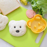 Molde De Sándwich Emparedado De Oso Desayuno Para Cocina 