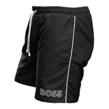 Short De Baño Boss Starfish Negro Secado Rapido - Original