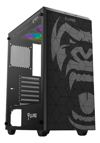 Gabinete Gamer Zilla Lateral Em Vidro Atx 6 Fan