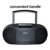 Jugador De Cd Portátil Sony Boombox Con Reproductor De Cinta