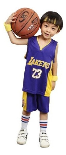 Conjunto Infantil Nba Los Angeles Lakers Lebron James 23