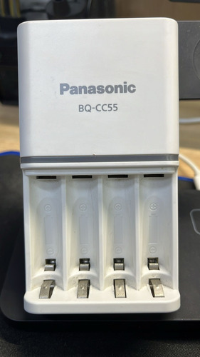 Carregador Panasonic Eneloop Pro Bq-cc55 Carrega Em 2 Horas