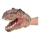 O Dinosaur Hand Puppets Realistic Soft Rubber Tyrannosa