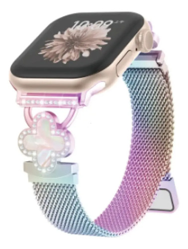 Correa Para Apple Watch Ultra 10 9 8 7 Se 6 5 Milanese Mujer