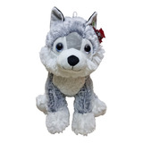 Lobo Siberiano De Peluche Perro Husky 40cm Ft030015 