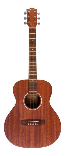 Guitarra Acustica Ga-38-maho Bamboo Incluye/funda Color Mahogany Material Del Diapasón Nogal Orientación De La Mano Diestro