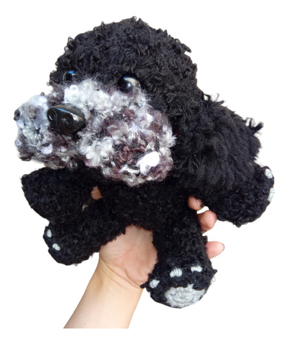 Muñeco Mascota Personalizado Amigurumi Tejido Caniche Poodle