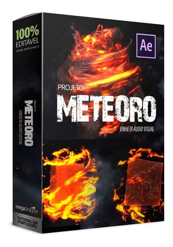 Super Vinheta Animada - Logo Efeito Meteoro - After Effects