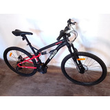 Bicicleta Mountain Bike Philco R26 21v Negra Acero