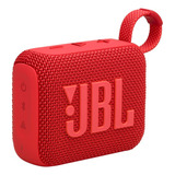 Alto-falante Jbl Go 4 Portátil Com Bluetooth Waterproof Vermelho 110v/220v 