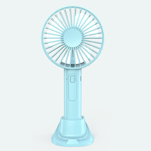 Mini Ventilador De Mano Portatil Recargable Soporte