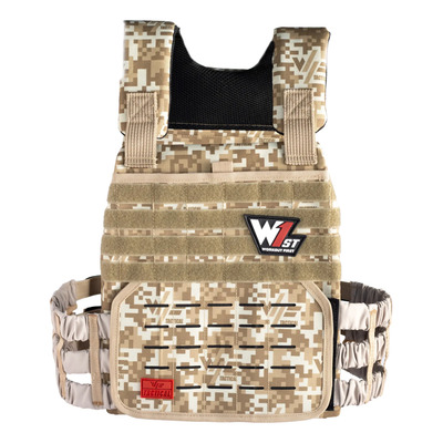 Chaleco Peso Táctico Unisex Wf Crossfit + 2 Placas 10 Lb | Meses sin interés