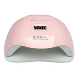 Cabine Sun X Plus 120w Uv Led Gel Unha 36 Led Estufa Bivolt Cor Rosa 110v/220v