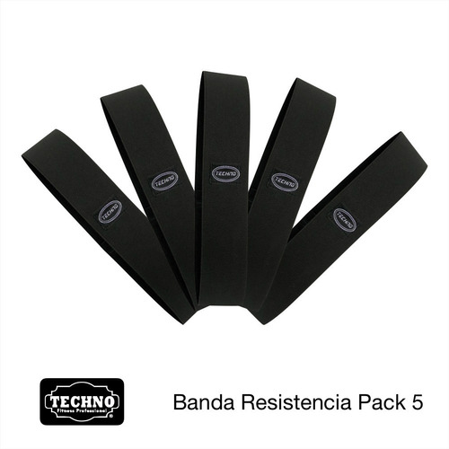 Ligas De Resistencia Tela Glúteos Cadera Pierna Pack 5