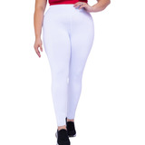 Calça Legging Suplex Flanelada Plus Size Com Elastico No Cós