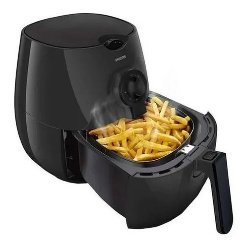 Freidora De Aire Philips Airfryer 0.8l Negra 220v Hd9218