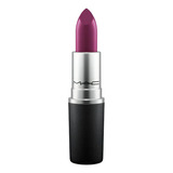 Labial Maquillaje Mac Satin Lipstick 3 G Color Rebel