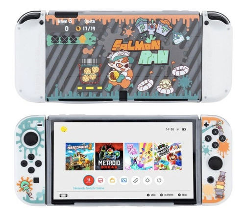 Carcasa Funda Case Protector Nintendo Switch Oled Splatoon 3