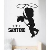 Vinilos Decorativos Infantiles Cowboy Caballo Nene Vaquero