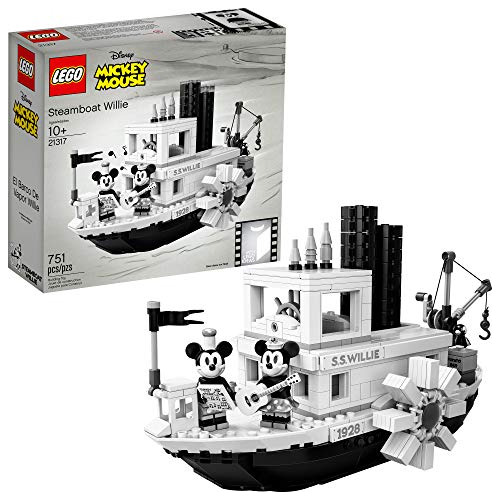 Kit De Construcción Lego Ideas 21317 De Disney Steamboat Wil